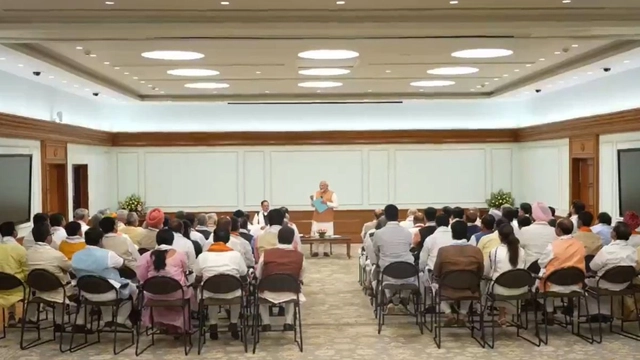 narendra-modi-oath-ceremony-modi-cabinet-modi-ministers-modi-tea-meeting-nda-bjp-annamalai-jayant-choudhary-ravneet-bittu-chirag-paswan